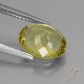 Apatite Giallo medio naturale da 2.86 ct, Ovale, VS