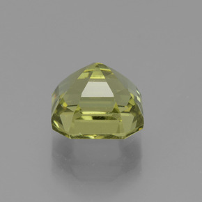 Apatite naturale verde da 3,43 ct, taglio smeraldo, VS