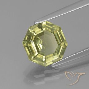 Apatite Giallo verde naturale da 2.48 ct, Ottagonale / Taglio smeraldo, VS