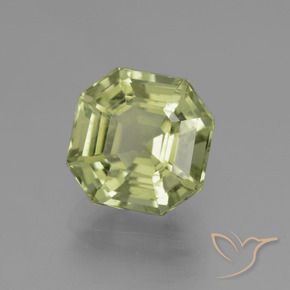Apatite Verde chiaro naturale da 3.46 ct, Ottagonale / Taglio smeraldo, VS