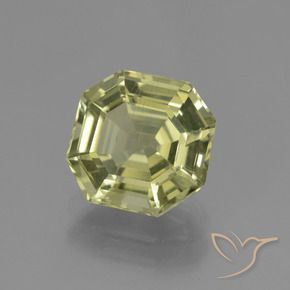 Apatite Verde chiaro naturale da 2.83 ct, Ottagonale / Taglio smeraldo, VS