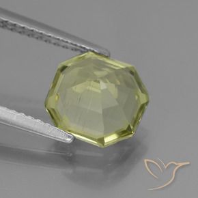 Apatite Verde chiaro naturale da 2.83 ct, Ottagonale / Taglio smeraldo, VS