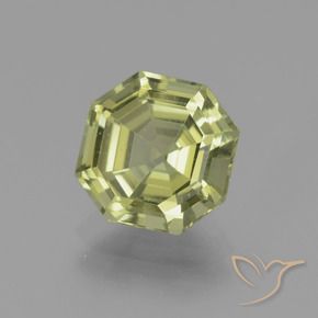 Apatite Verde chiaro naturale da 3.59 ct, Ottagonale / Taglio smeraldo, VVS-VS