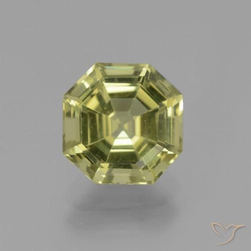 Apatite Giallo medio naturale da 2.73 ct, Ottagonale / Taglio smeraldo, VS