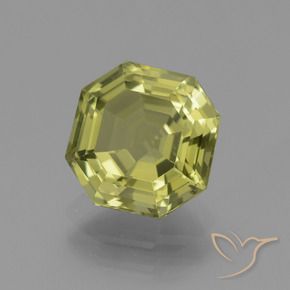 Apatite Giallo verde naturale da 3.21 ct, Ottagonale / Taglio smeraldo, VVS-VS
