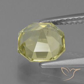 Apatite Limone giallo naturale da 1.63 ct, Ottagonale / Taglio smeraldo, VS