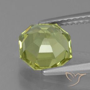 Apatite Giallo chiaro naturale da 1.94 ct, Ottagonale / Taglio smeraldo, VS