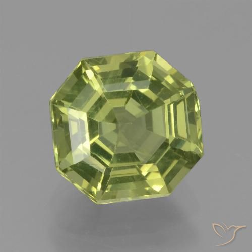 Apatite Limone giallo naturale da 2.23 ct, Ottagonale / Taglio smeraldo, VS