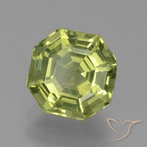 Apatite Limone giallo naturale da 2.23 ct, Ottagonale / Taglio smeraldo, VS