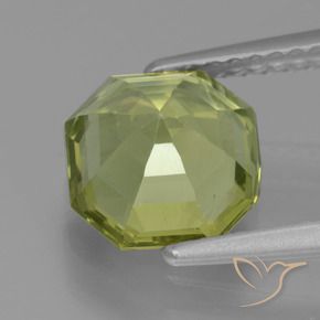 Apatite Limone giallo naturale da 2.23 ct, Ottagonale / Taglio smeraldo, VS