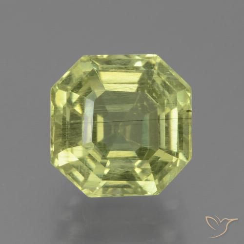 Apatite Giallo chiaro naturale da 2.24 ct, Ottagonale / Taglio smeraldo, VS-SI
