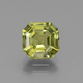 Apatite naturale giallo da 2,31 ct, taglio smeraldo, VVS-VS