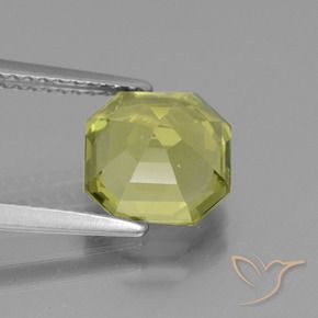 Apatite Giallo verde naturale da 2.68 ct, Ottagonale / Taglio smeraldo, VVS-VS