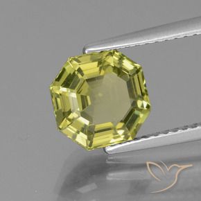 Apatite Giallo medio naturale da 2.81 ct, Ottagonale / Taglio smeraldo, VS