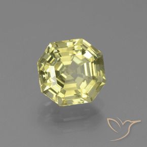 Apatite Giallo verdastro naturale da 2.43 ct, Ottagonale / Taglio smeraldo, VS