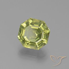 Apatite Giallo verde naturale da 2.54 ct, Ottagonale / Taglio smeraldo, VS