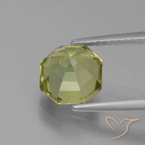 Apatite Giallo verde naturale da 2.54 ct, Ottagonale / Taglio smeraldo, VS