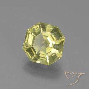 Apatite Giallo medio naturale da 2.49 ct, Ottagonale / Taglio smeraldo, VS