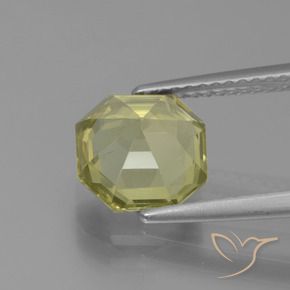 Apatite Giallo medio naturale da 2.49 ct, Ottagonale / Taglio smeraldo, VS