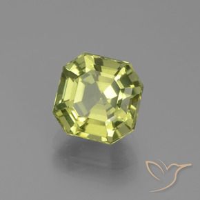 Apatite Verde oliva naturale da 2.66 ct, Ottagonale / Taglio smeraldo, VS