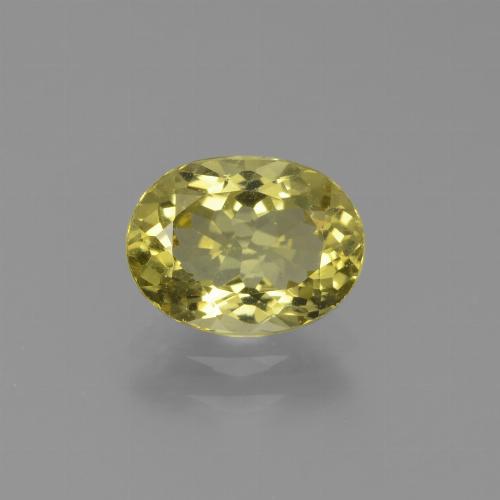 Apatite Marrone Verde Dorato naturale da 1.55 ct, Taglio ovale, VS