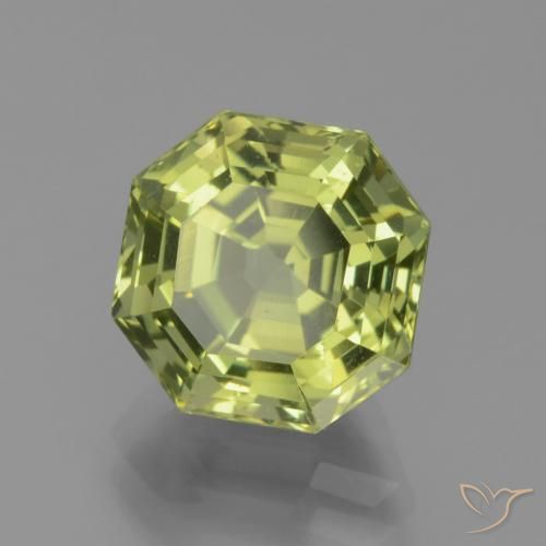 Apatite Medium Light Green naturale da 5.10 ct, Ottagonale / Taglio smeraldo, VS