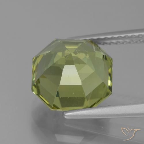 Apatite Medium Light Green naturale da 5.10 ct, Ottagonale / Taglio smeraldo, VS
