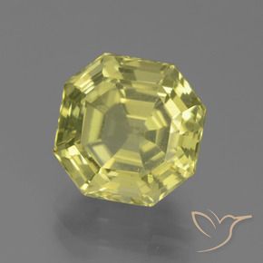 Apatite Giallo chiaro naturale da 4.94 ct, Ottagonale / Taglio smeraldo, VS