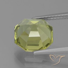 Apatite Giallo verde naturale da 4.58 ct, Ottagonale / Taglio smeraldo, VS