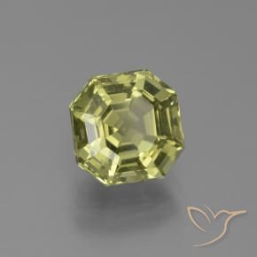 Apatite Giallo verdastro naturale da 2.47 ct, Ottagonale / Taglio smeraldo, VS