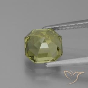 Apatite Giallo verdastro naturale da 2.47 ct, Ottagonale / Taglio smeraldo, VS