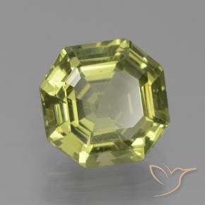 Apatite Giallo medio naturale da 1.93 ct, Ottagonale / Taglio smeraldo, VS