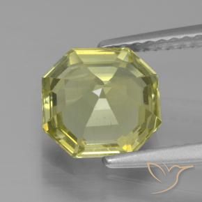 Apatite Giallo verde naturale da 2.13 ct, Ottagonale / Taglio smeraldo, VS