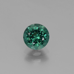 Apatite Verde blu naturale da 0.75 ct, Taglio rotondo, VS