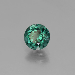 Apatite Verde blu naturale da 0.75 ct, Taglio rotondo, VS