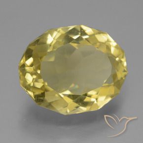 Apatite Giallo chiaro naturale da 7.76 ct, Ovale, VS