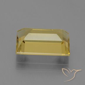 Apatite Giallo dorato chiaro naturale da 4.58 ct, Taglio a baguette, VS