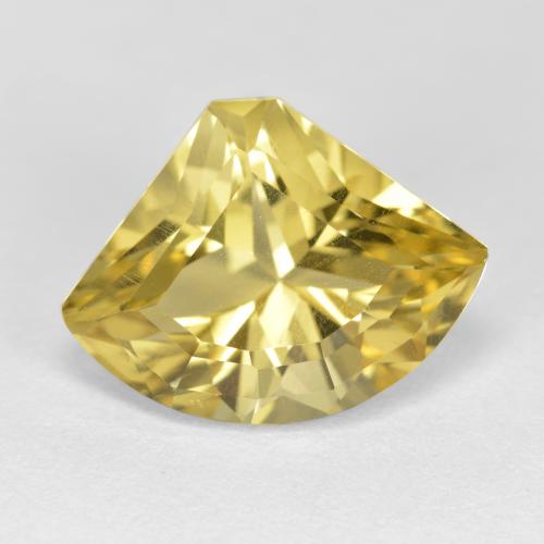 Apatite Giallo senape naturale da 5.84 ct, Forma fantasia, VVS-VS