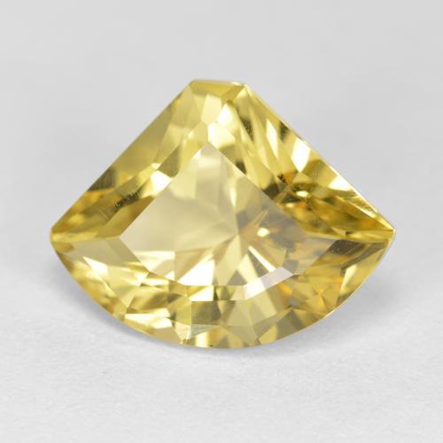 Apatite Giallo senape naturale da 5.84 ct, Forma fantasia, VVS-VS