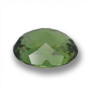 Apatite naturale verde da 3,43 ct, taglio ovale, VVS-VS