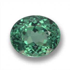 Apatite Verde naturale da 2.16 ct, Taglio ovale, VS-SI