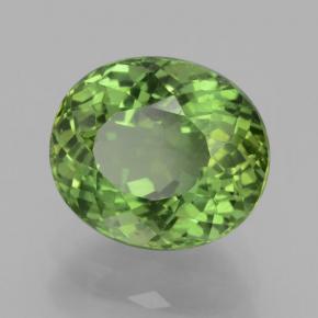 Apatite Verde scuro naturale da 2.18 ct, Taglio ovale, VS-SI
