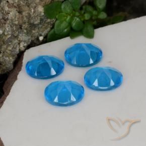 Gemme di Apatite Azzurro profondo naturale da 1.50 ct, Ovale, VS-SI