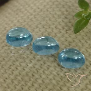 Gemme di Apatite Medio-Azzurro Verde naturale da 1.32 ct, Ovale, Trasparente
