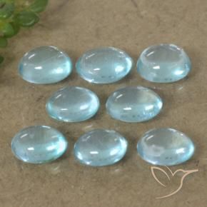 Gemme di Apatite Azzurro naturale da 2.08 ct, Ovale, Trasparente