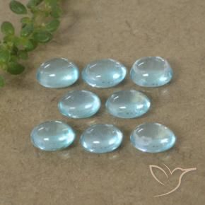 Gemme di Apatite Azzurro naturale da 2.08 ct, Ovale, Trasparente