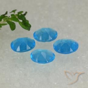 Gemme di Apatite Blu medio naturale da 1.32 ct, Ovale, VS-SI