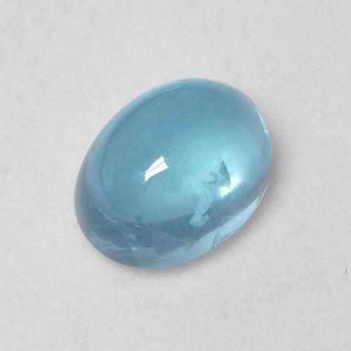Apatite Azzurro naturale da 1.10 ct, Taglio ovale, Trasparente