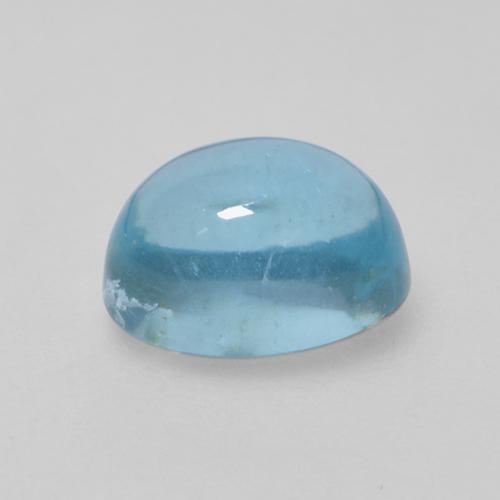 Apatite Azzurro naturale da 1.10 ct, Taglio ovale, Trasparente