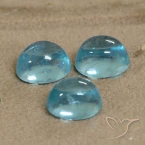 Gemme di Apatite Blu medio naturale da 1.78 ct, Ovale, Trasparente